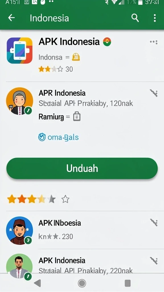Alur unduhan aplikasi di rk5